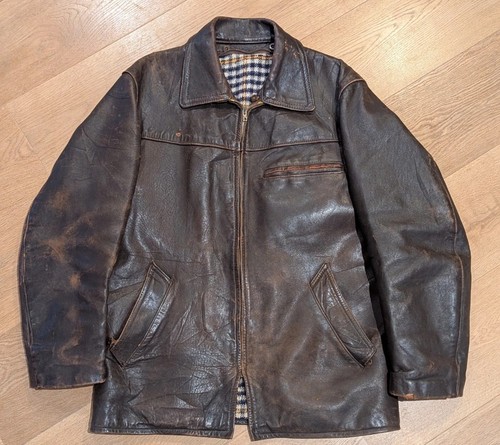 Vintage 1950 french leather - vintage,
