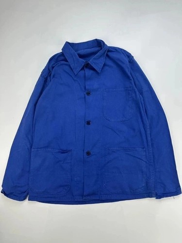 Blue french chore jacket - blue,