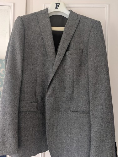 French connection grey suit - french,