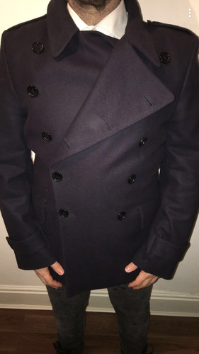 French connection pea coat - french,