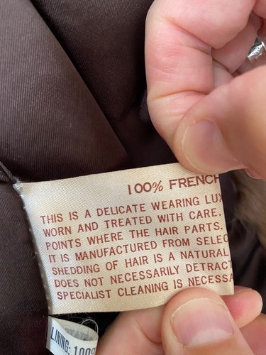 Real fur jacket size - fur,