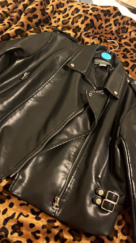 French connection black faux - black,