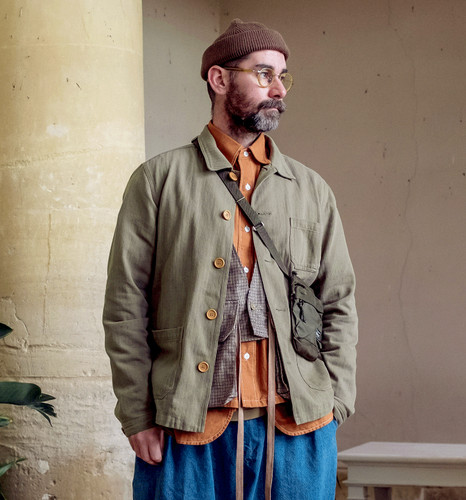 Washed french chore jacket - washed,